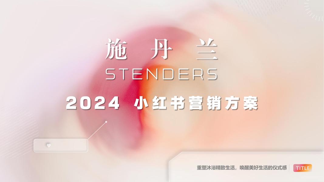 施丹兰2024年小红书营销方案