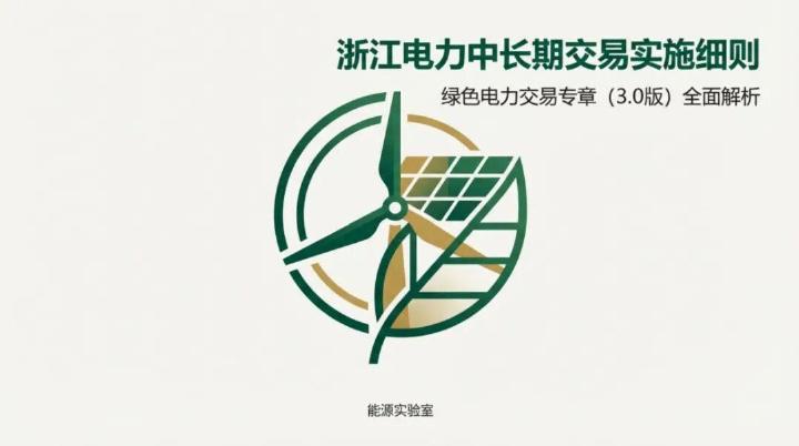 浙江电力中长期交易实施细则-绿色电力交易专章（3.0版）海报