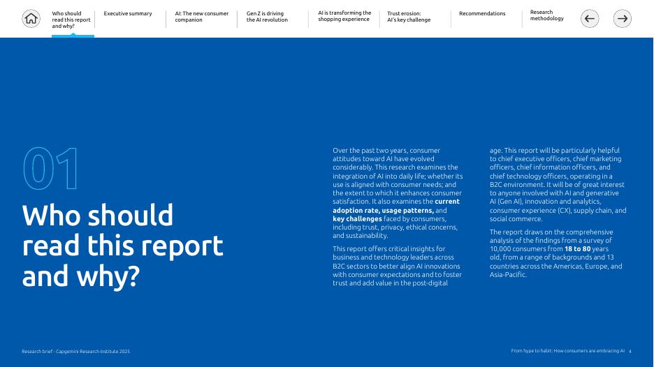 凯捷Capgemini：2025年从炒作到习惯-消费者如何接受人工智能报告（英文版）_第4页