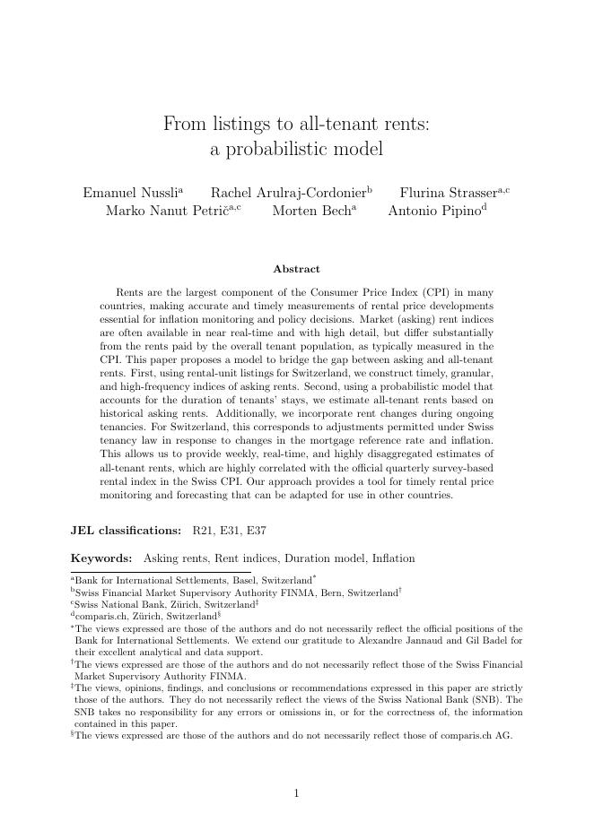 国际清算银行：从房源到所有租户租金：一个概率模型（英文版）_第3页