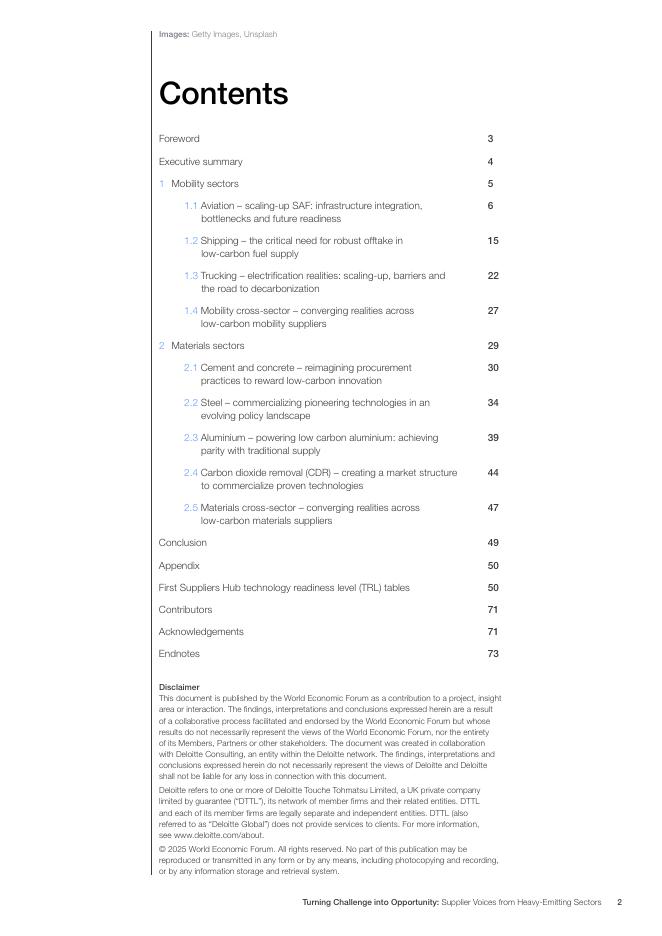 世界经济论坛：2025年化挑战为机遇：来自重排放行业的供应商声音报告（英文版）_第2页