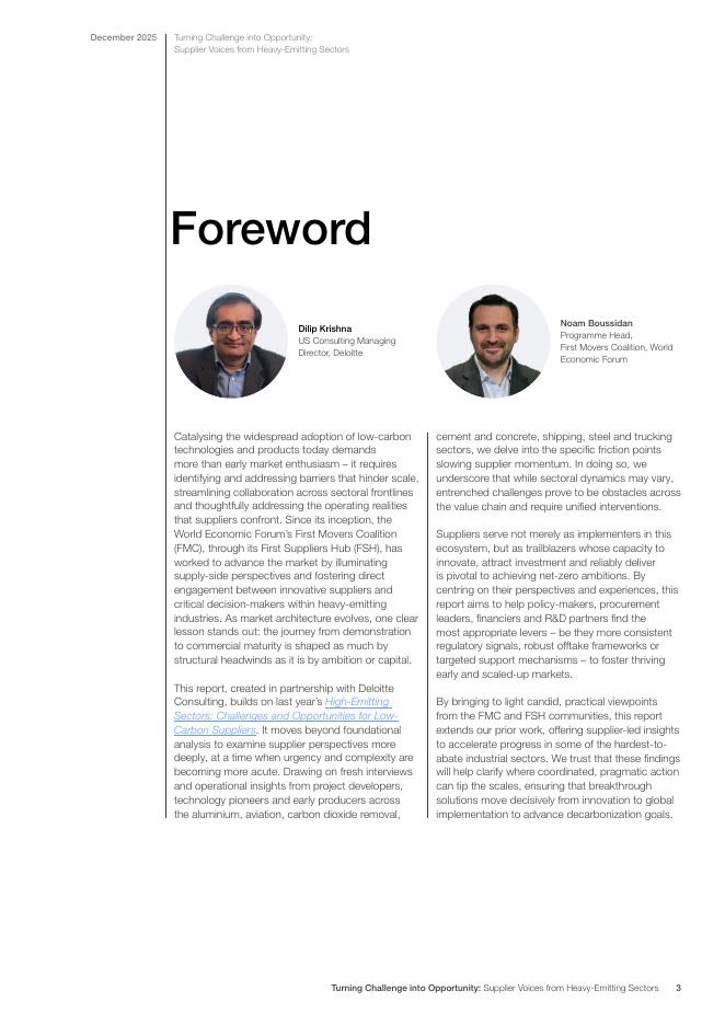 世界经济论坛：2025年化挑战为机遇：来自重排放行业的供应商声音报告（英文版）_第3页