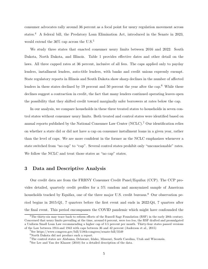 纽约联储：少为你，多为我：高利贷限额下的信贷再分配和配给（英文版）_第6页