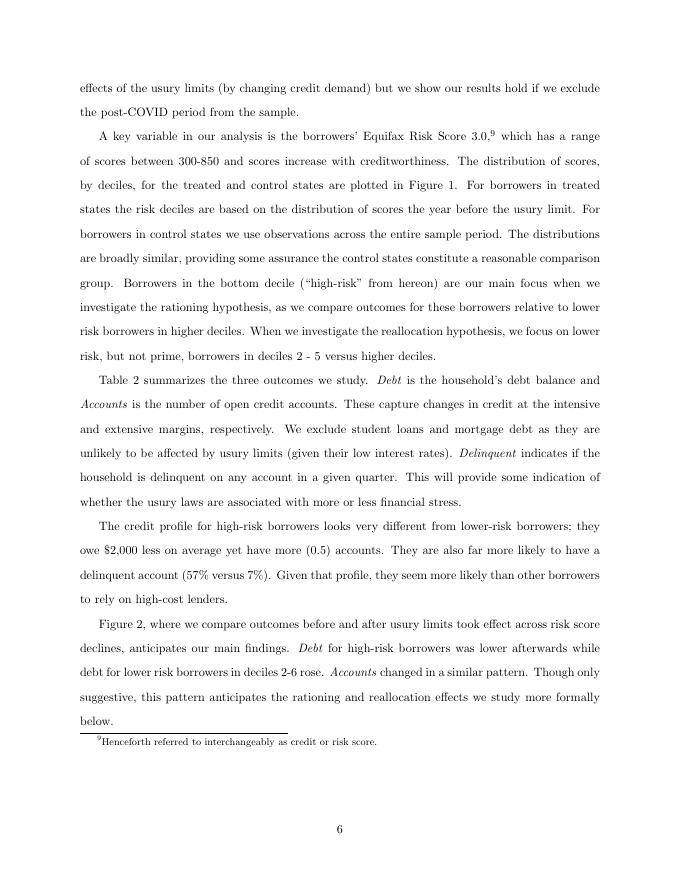 纽约联储：少为你，多为我：高利贷限额下的信贷再分配和配给（英文版）_第7页