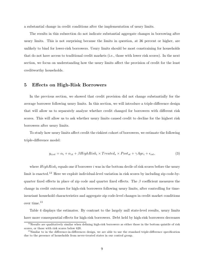 纽约联储：少为你，多为我：高利贷限额下的信贷再分配和配给（英文版）_第10页