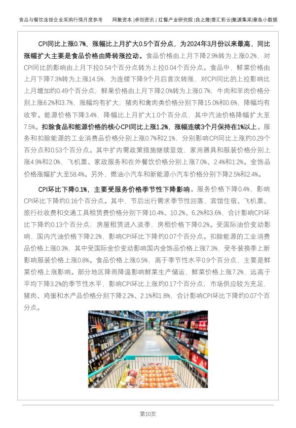 红餐研究院：食品与餐饮连锁企业采购行情月度参考报告（2025年12月）_第10页