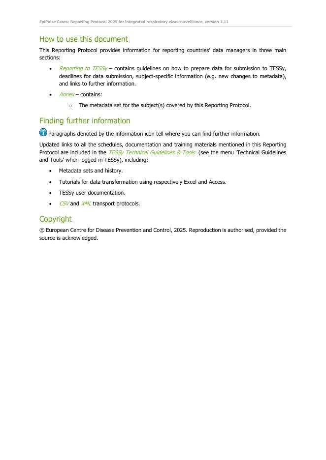 欧洲疾控中心：2025年综合呼吸道病毒监测报告协议报告（英文版）_第6页