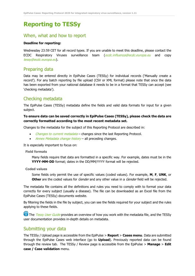 欧洲疾控中心：2025年综合呼吸道病毒监测报告协议报告（英文版）_第10页