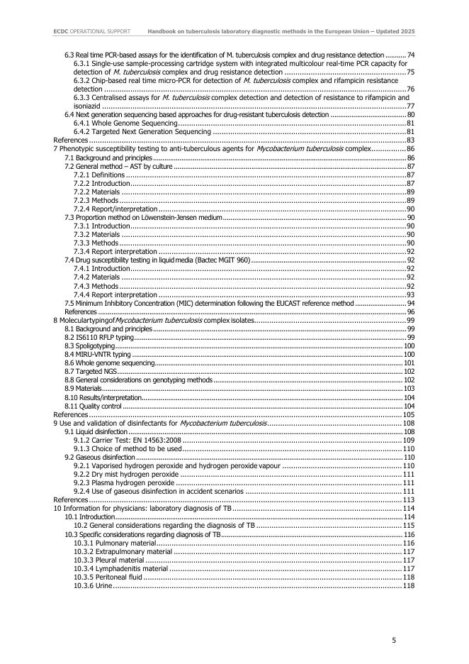 欧洲疾控中心：2025年欧盟结核病实验室诊断方法手册（英文版）_第6页