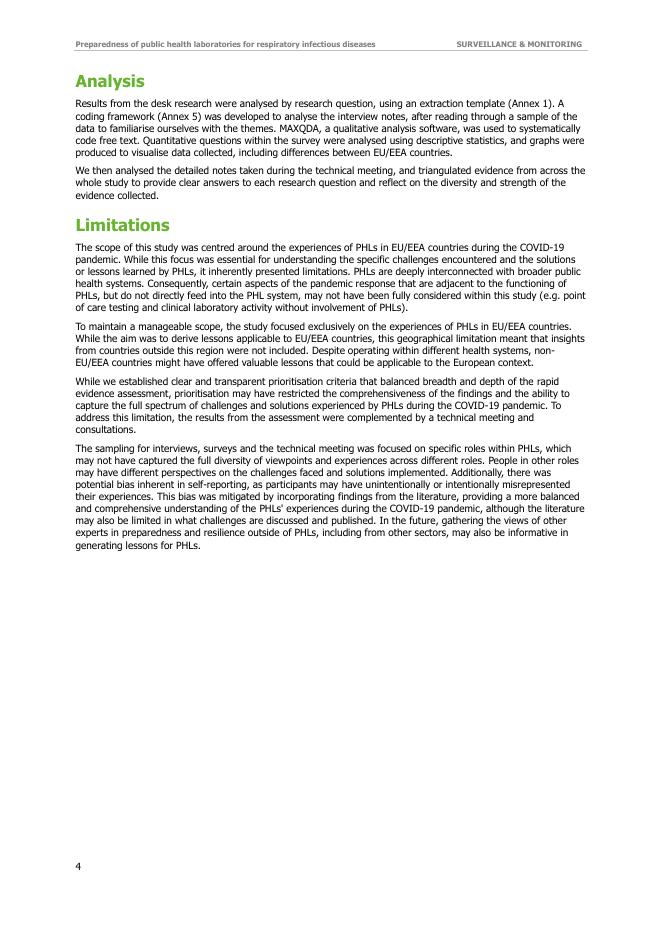 欧洲疾控中心：2025年呼吸道传染病公共卫生实验室的准备情况-从COVID-19大流行中吸取的教训的欧盟/欧洲经济区国家视角报告（英文版）_第9页