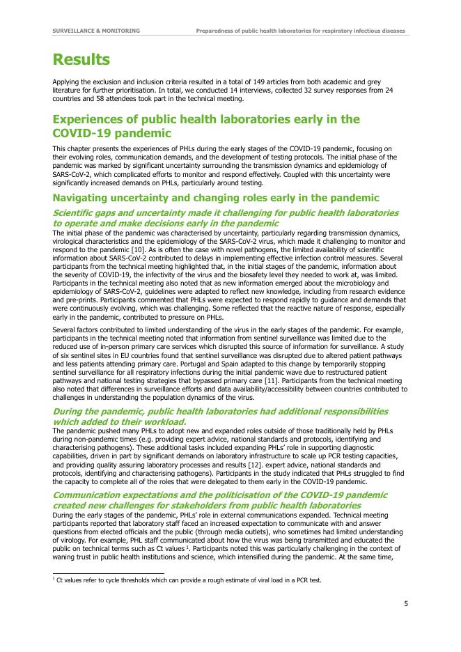欧洲疾控中心：2025年呼吸道传染病公共卫生实验室的准备情况-从COVID-19大流行中吸取的教训的欧盟/欧洲经济区国家视角报告（英文版）_第10页