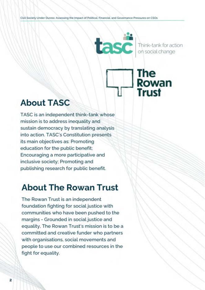 TASC：2025年在压力下的民间社会：政治、金融和治理压力对民间社会组织的影响评估报告（英文版）_第4页