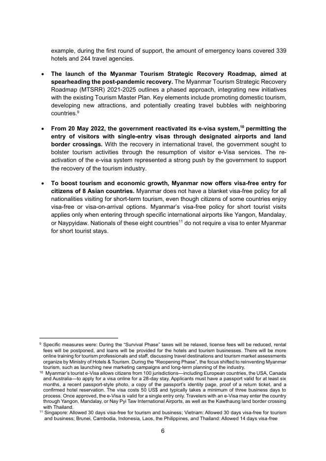 AMRO：2025年缅甸旅游业：近期发展、前景及未来挑战报告（英文版）_第6页