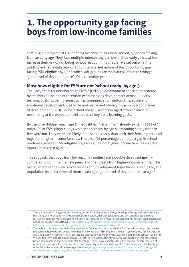政府研究所：2025年低收入家庭男孩在5岁及以后所面临的机遇差距报告（英文版）_第9页