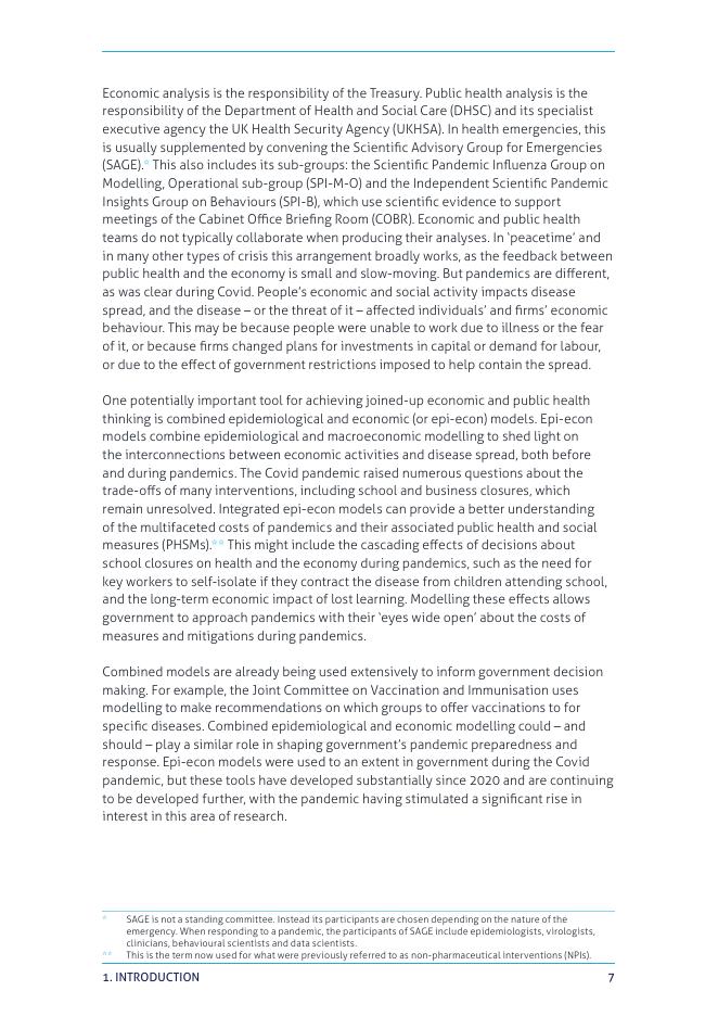 政府研究所：2025年结合流行病学和经济学模型：政府如何更好地为未来的流行病做准备？（英文版）_第7页