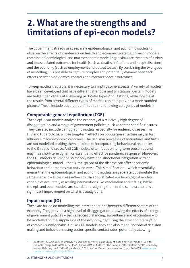 政府研究所：2025年结合流行病学和经济学模型：政府如何更好地为未来的流行病做准备？（英文版）_第9页