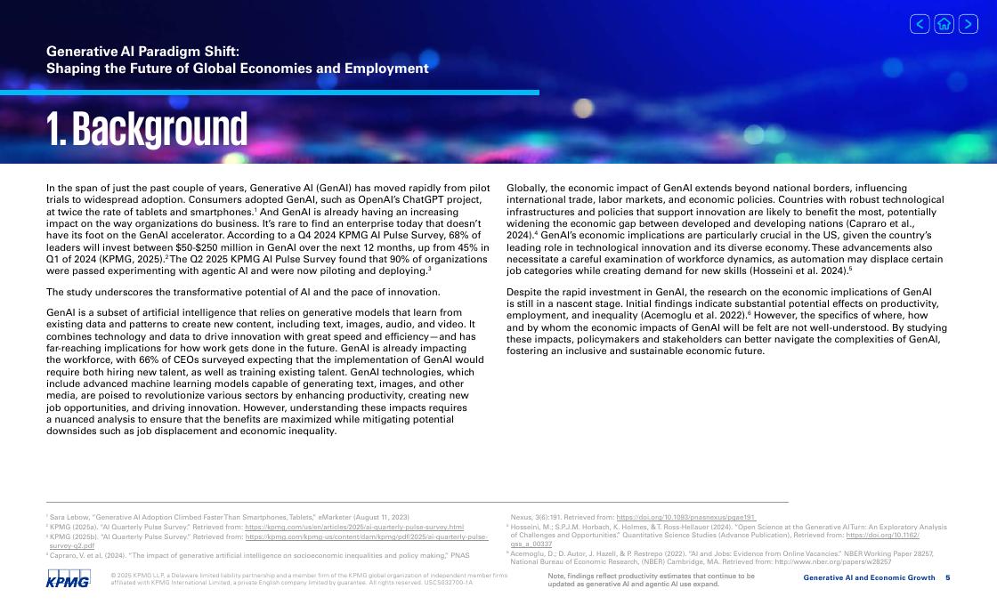 毕马威：2025年生成式AI与经济增长：潜在经济影响测度新径研究报告（英文版）_第5页