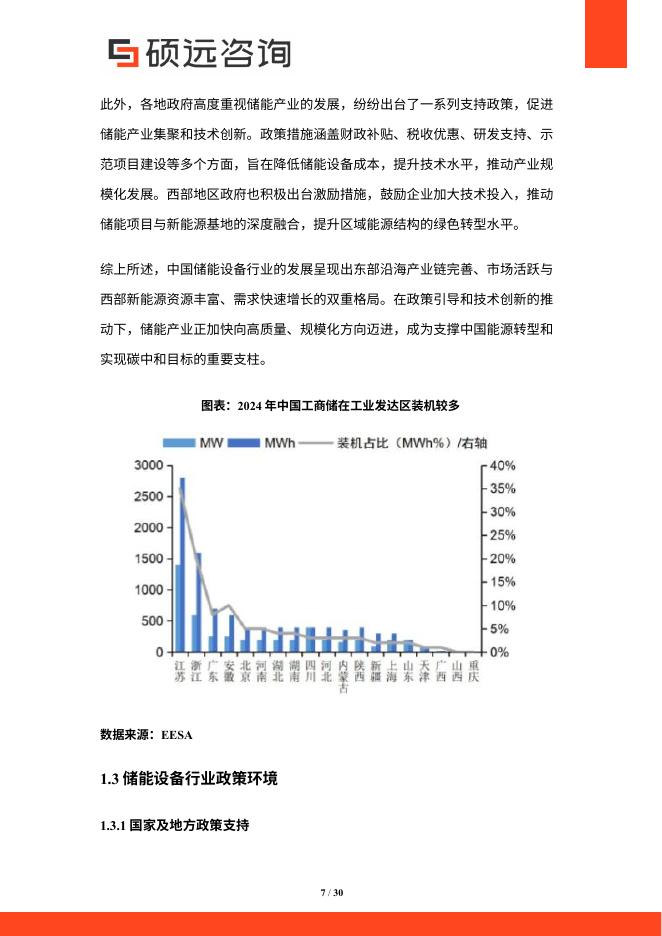 硕远咨询：2025年中国储能设备行业市场研究报告_第7页