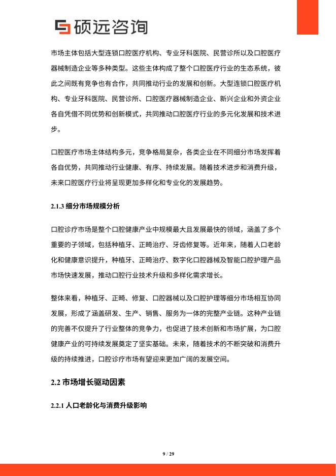 硕远咨询：2025年中国口腔医疗行业市场研究报告_第9页