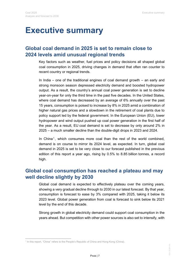 IEA国际能源署：煤炭2025-分析和预测至2030报告（英文版）_第7页