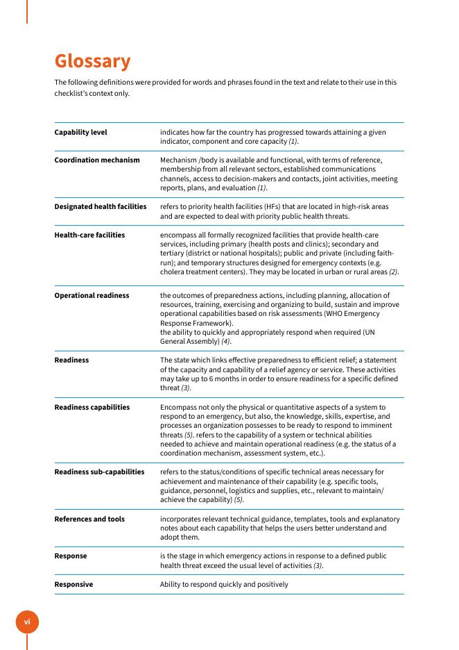 WHO世界卫生组织：2025年感染预防与控制及健康紧急情况下的水、卫生设施与卫生应对行动能力报告：用户指南和检查清单（英文版）_第7页