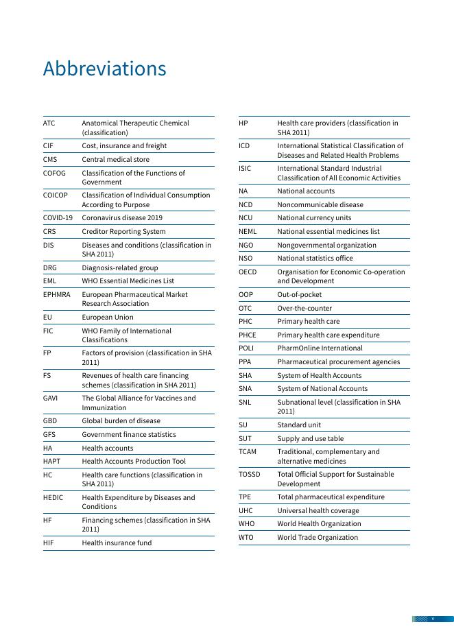 WHO世界卫生组织：在2011年卫生统计系统下跟踪药品支出报告（英文版）_第7页