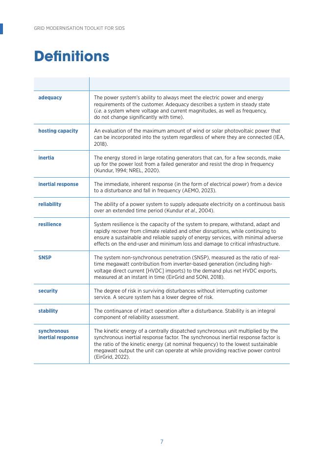 IRENA国际可再生能源机构：2025年为韧性岛屿供电：小岛屿发展中国家电网现代化工具包（英文版）_第7页
