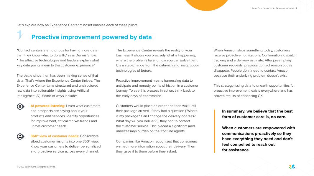 Sprinklr：2022年从成本中心到体验中心-通过统一和数字化的护理方式提升您的客户体验报告（英文版）_第6页