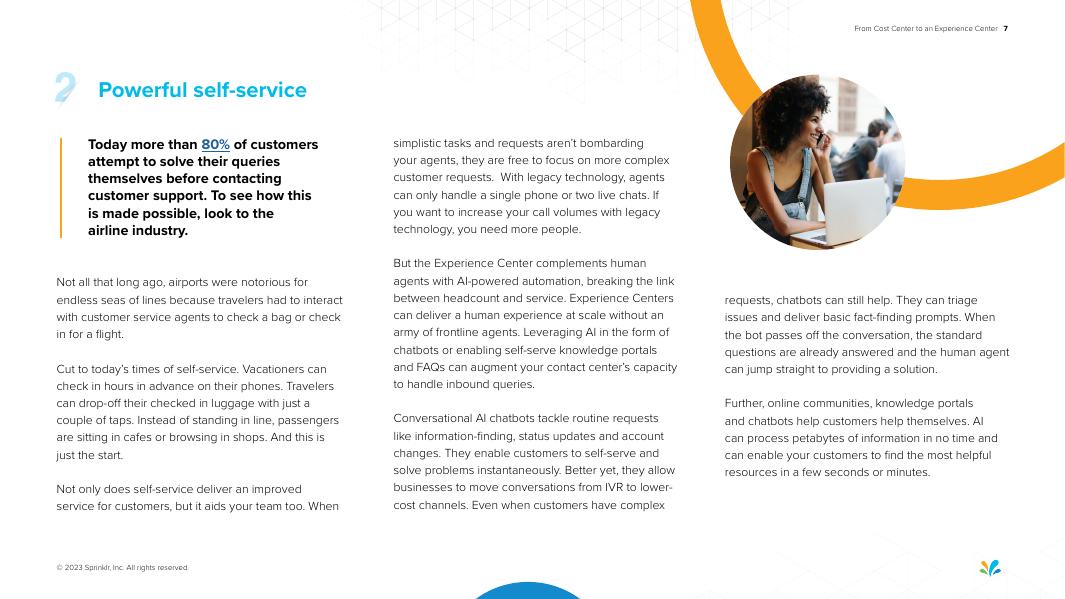 Sprinklr：2022年从成本中心到体验中心-通过统一和数字化的护理方式提升您的客户体验报告（英文版）_第7页