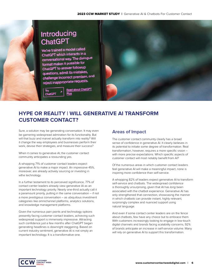 Sprinklr：2023年市场研究：生成式人工智能和聊天机器人报告（英文版）_第6页