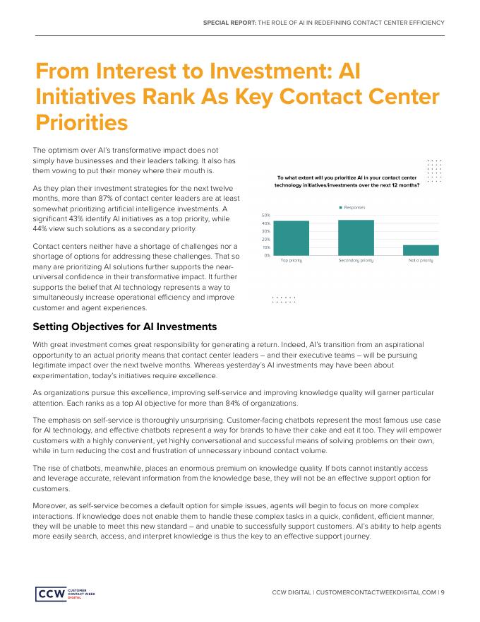 Sprinklr：2024年人工智能在重新定义联络中心效率中的作用报告（英文版）_第9页