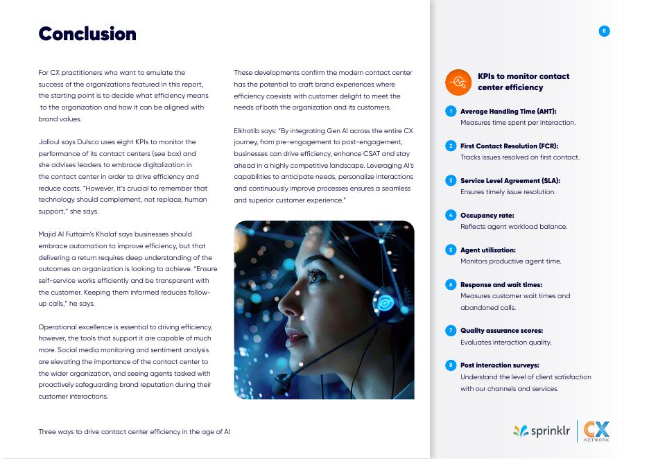 Sprinklr：2024年在人工智能时代提升呼叫中心效率的三种方法报告（英文版）_第8页