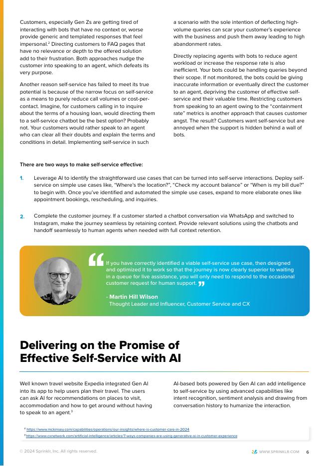 Sprinklr：2024年联络中心手册：人工智能优先体验时代（英文版）_第6页