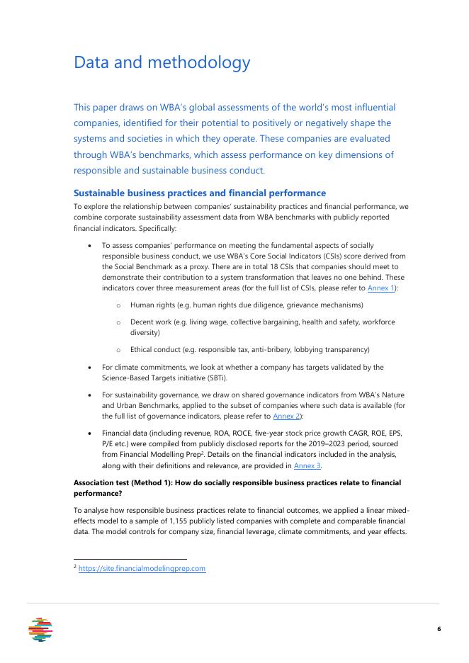 世界基准联盟（WBA）：利润与目标一致：探讨负责任的商业行为如何与财务业绩和供应链标准相关联（英文版）_第6页