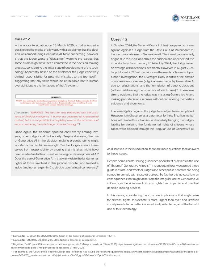 Portulans Institute波图兰研究所：2025年巴西法院中的人工智能案例研究报告（英文版）_第8页