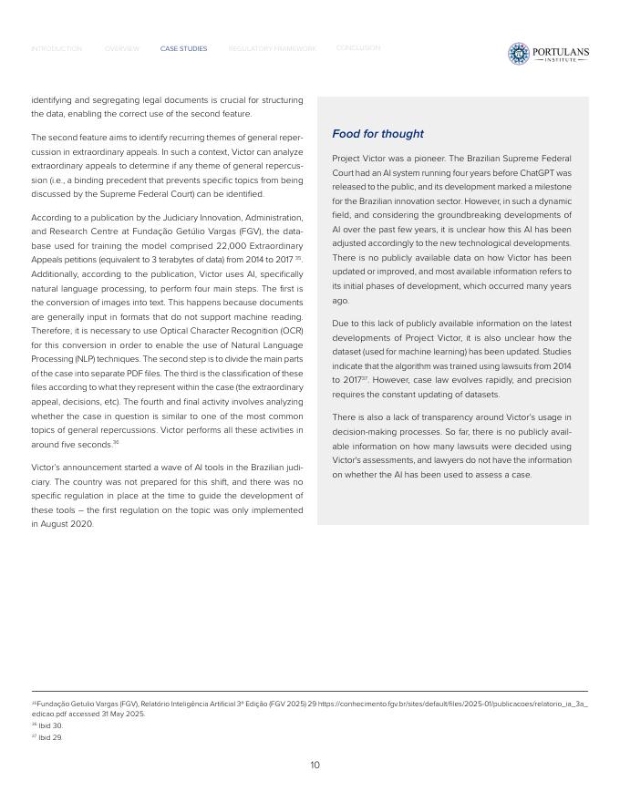 Portulans Institute波图兰研究所：2025年巴西法院中的人工智能案例研究报告（英文版）_第10页