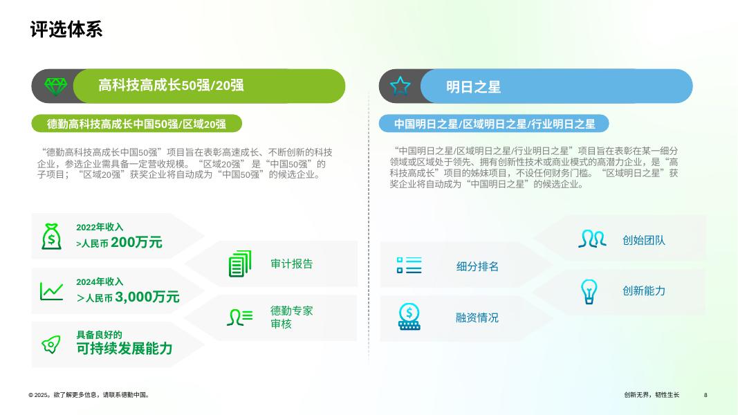 德勤：2025年中国高科技高成长50强及明日之星榜单报告_第8页