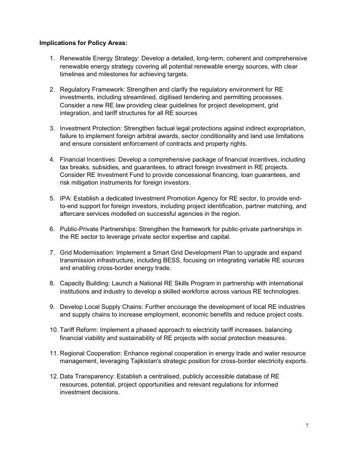 中亚学院：2025年中亚-塔吉克斯坦可再生能源投资生态系统政策简报（英文版）_第8页