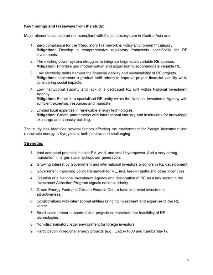 中亚学院：2025年中亚-吉尔吉斯斯坦可再生能源投资生态系统政策简报（英文版）_第6页