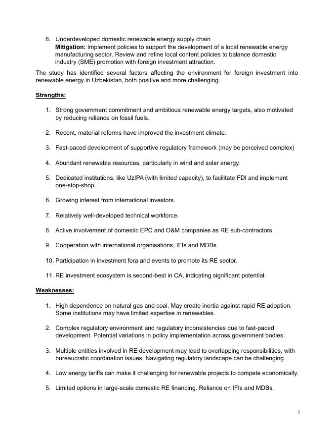 中亚学院：2025年中亚-乌兹别克斯坦可再生能源投资生态系统政策简报（英文版）_第6页