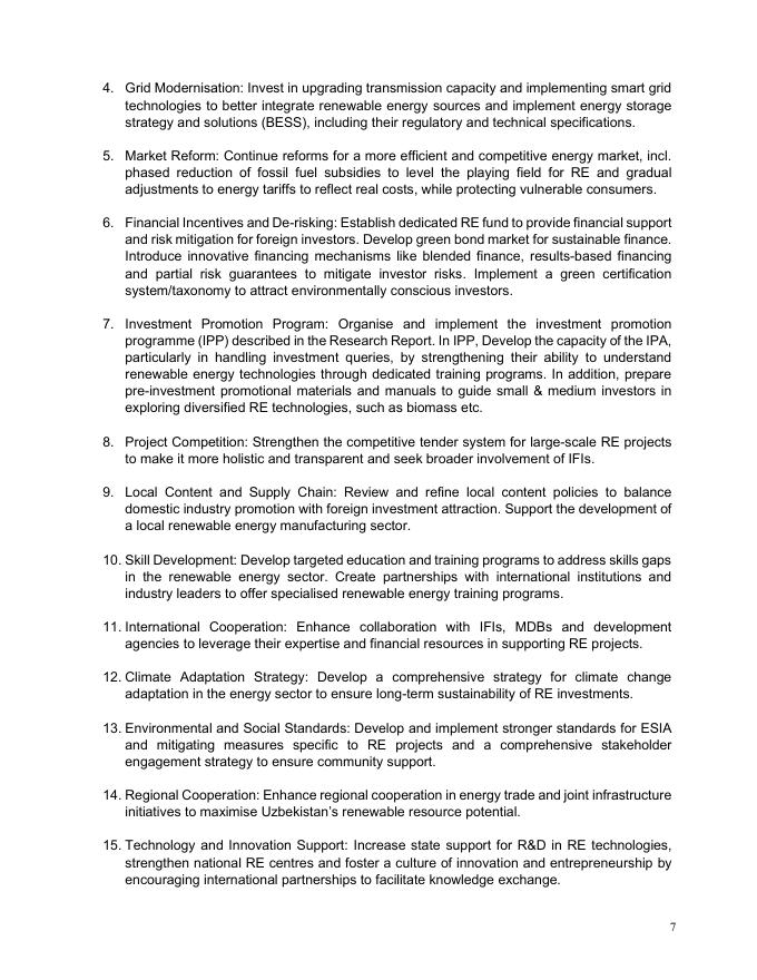 中亚学院：2025年中亚-乌兹别克斯坦可再生能源投资生态系统政策简报（英文版）_第8页