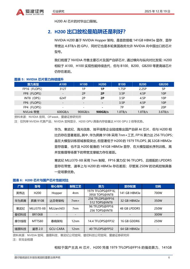 爱建证券：人工智能月度跟踪：摩尔线程、沐曦股份IPO首发成功_第6页
