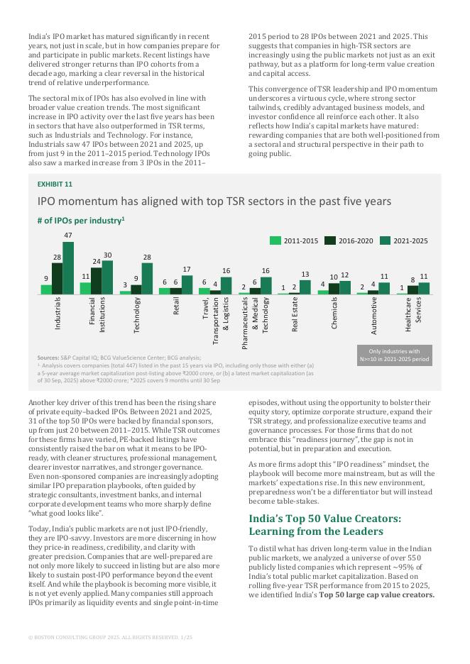 BCG波士顿咨询：2025年印度价值创造者报告：印度持续领先之路（英文版）_第9页