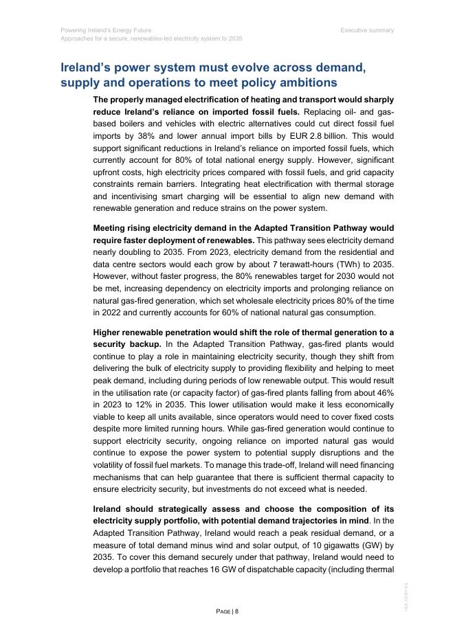 IEA国际能源署：2025年赋能爱尔兰能源未来研究报告（英文版）_第8页