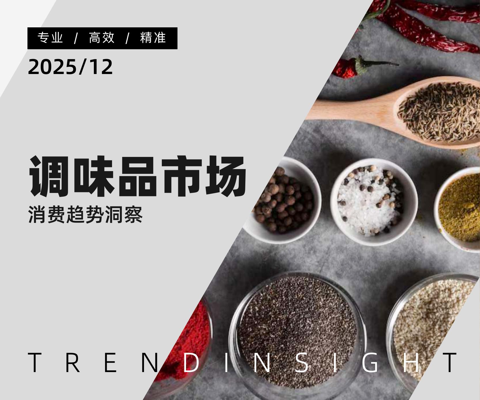 炼丹炉：2025年调味品市场消费趋势洞察报告海报