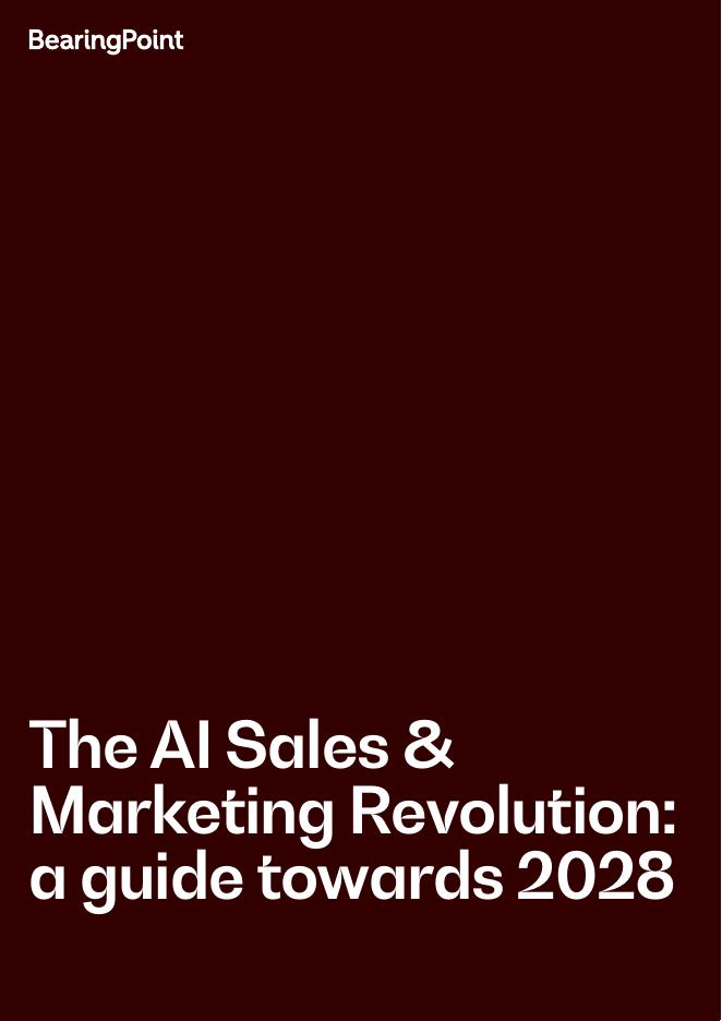 BearingPoint：人工智能销售与营销革命：迈向2028年的指南报告（英文版）海报