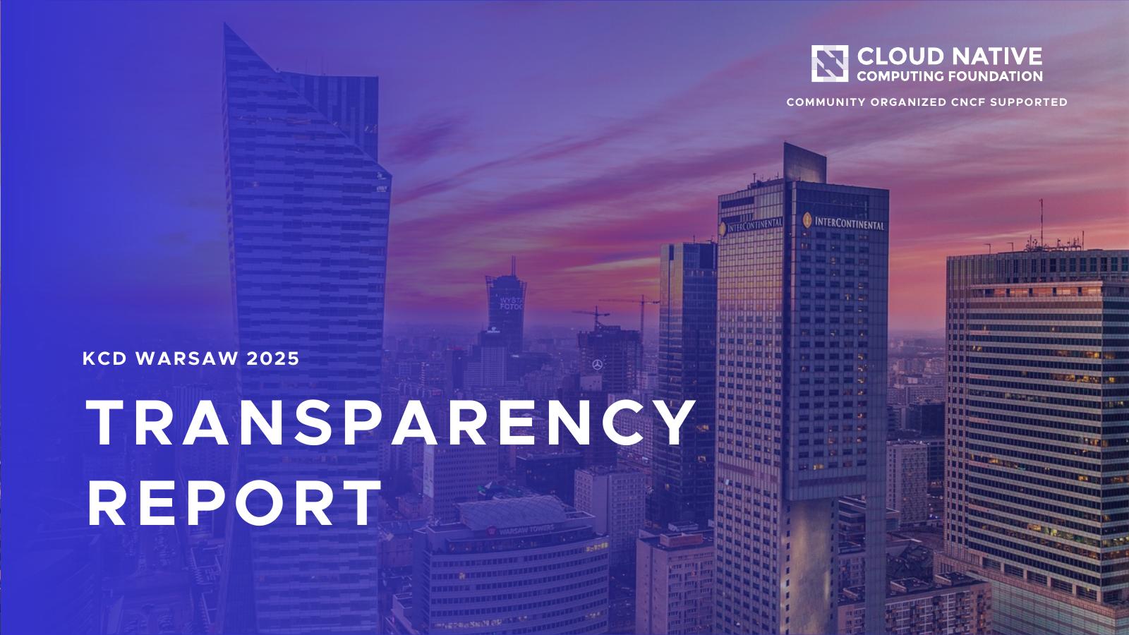 CNCF：2025年KCD华沙透明度报告（英文版）海报