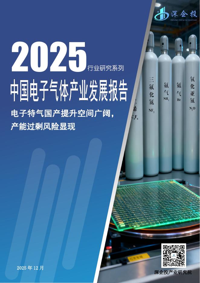 深企投：2025年中国电子气体产业发展报告海报