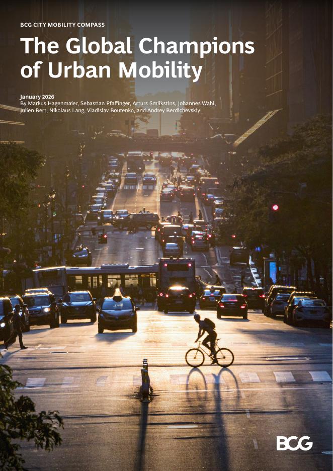 BCG波士顿咨询：2026年城市出行指南：全球城市出行标杆研究报告（英文版）海报