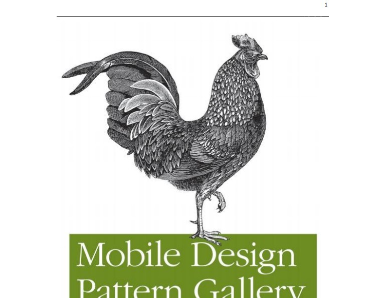 移动应用UI设计模式：Mobile Design Pattern Gallery